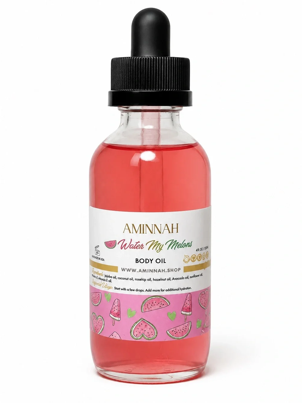 Aminnah New Water My Melons Watermelon Body Oil